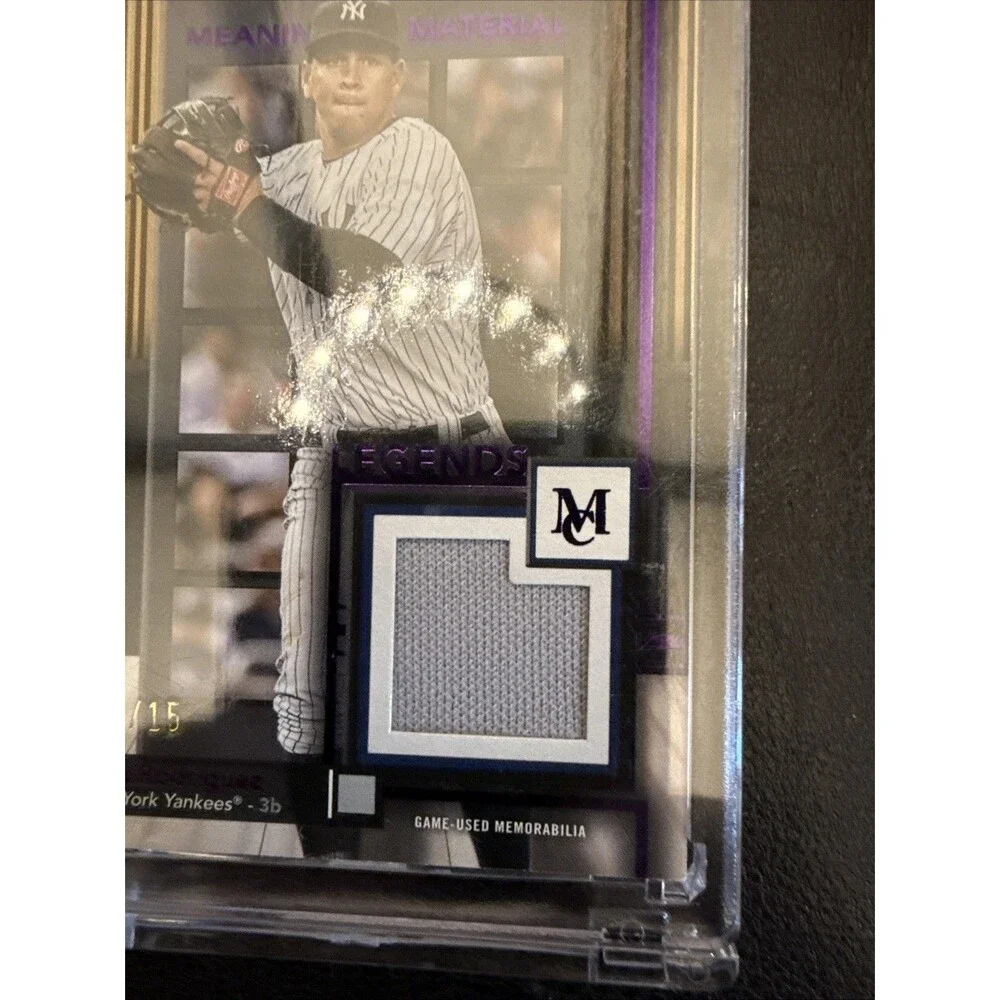 2024 Topps Museum Collection Alex Rodriguez Meaningful Materials /15 Yankees
